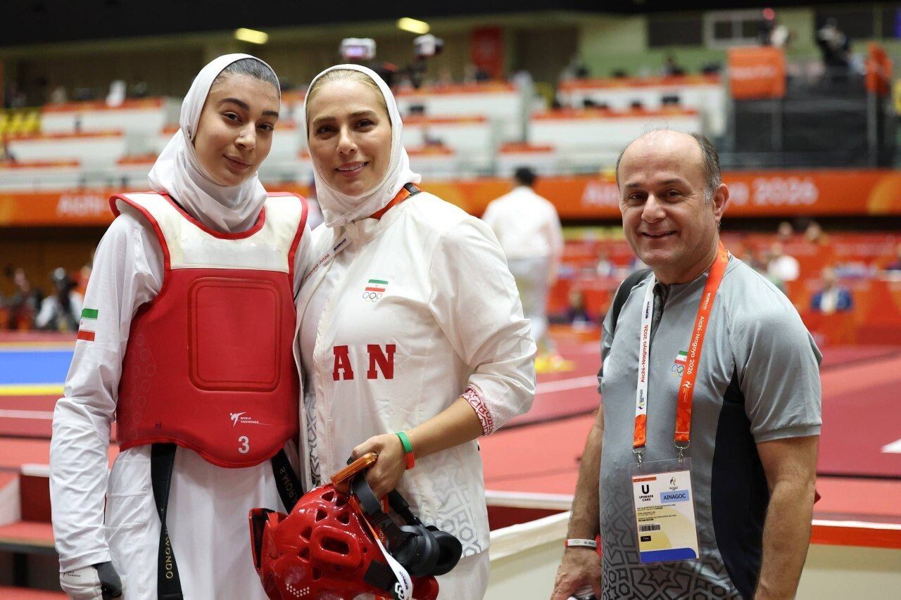 ساغر مرادی و مربیانش در بازی های آسیایی 2026